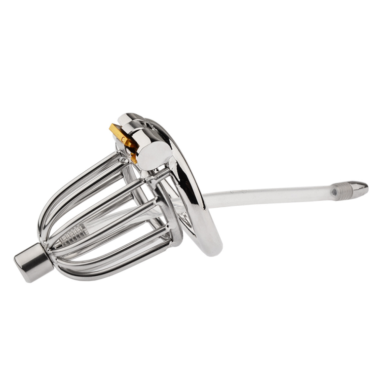 Male stainless steel simple penis lock