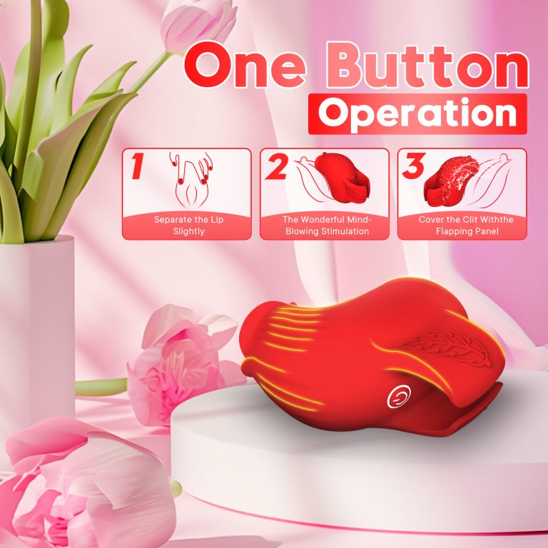 Sex toys new product rose finger wear vibration clapping clitoris vibrator teasing adult products - Image 5