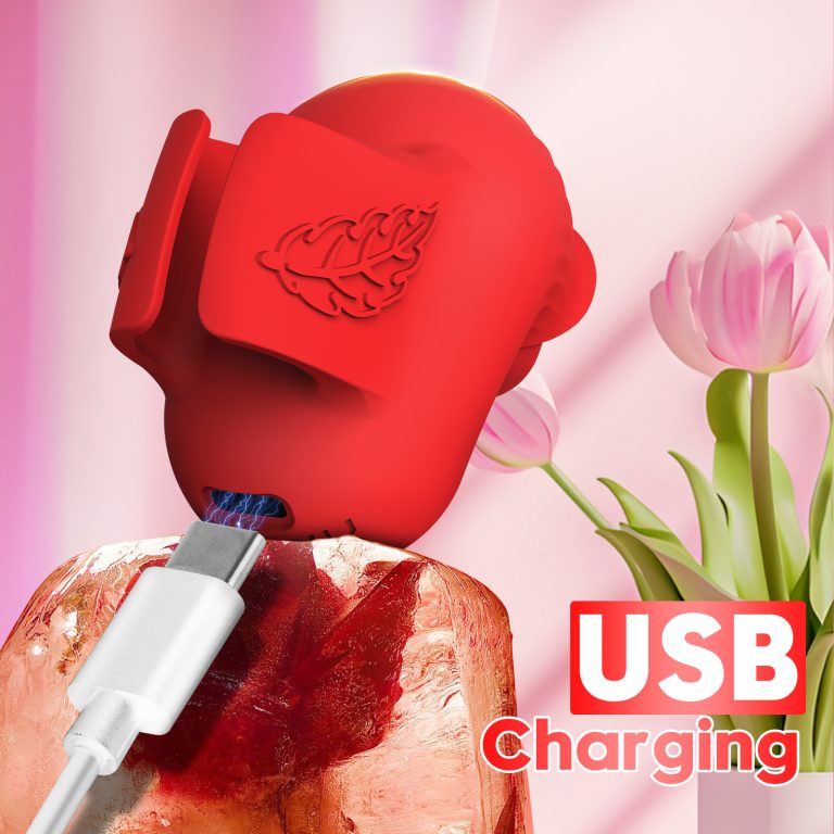 Sex toys new product rose finger wear vibration clapping clitoris vibrator teasing adult products - Image 8