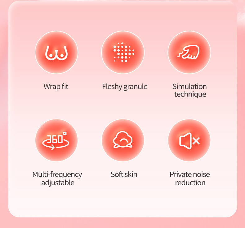Breast massager 360 surround vacuum adsorption massage APP remote control silent waterproof masturbator - Image 3