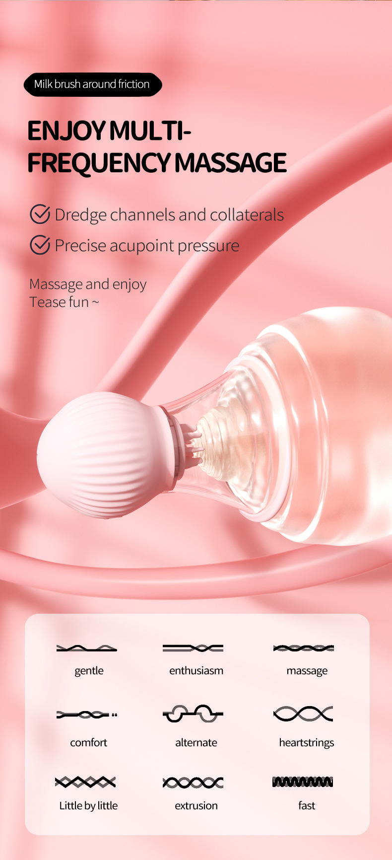 Breast massager 360 surround vacuum adsorption massage APP remote control silent waterproof masturbator - Image 10