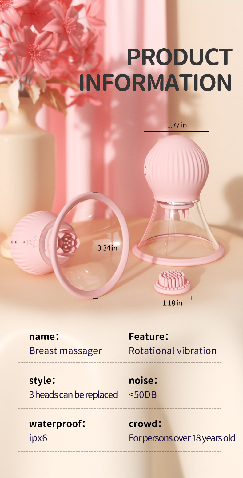 Breast massager 360 surround vacuum adsorption massage APP remote control silent waterproof masturbator - Image 16