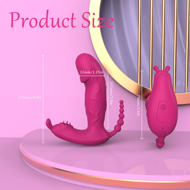 APP simulation invisible wearable penis female flirting anal stimulation masturbator - Image 5