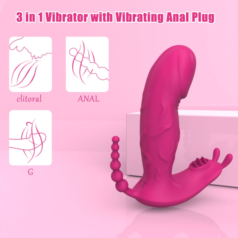 APP simulation invisible wearable penis female flirting anal stimulation masturbator - Image 6