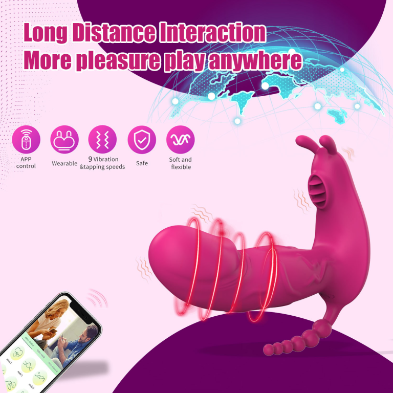 APP simulation invisible wearable penis female flirting anal stimulation masturbator - Image 8