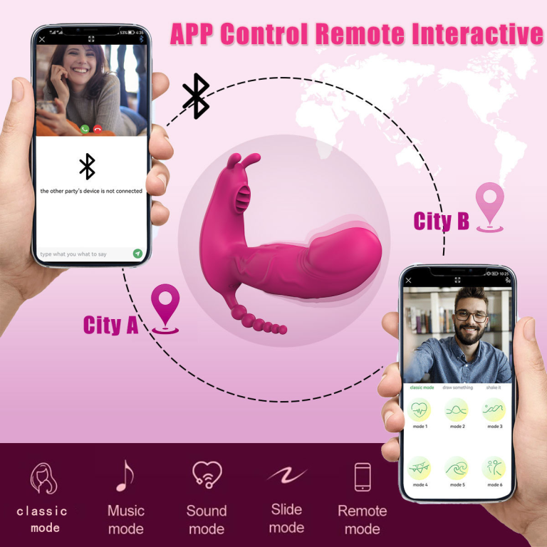 APP simulation invisible wearable penis female flirting anal stimulation masturbator - Image 9