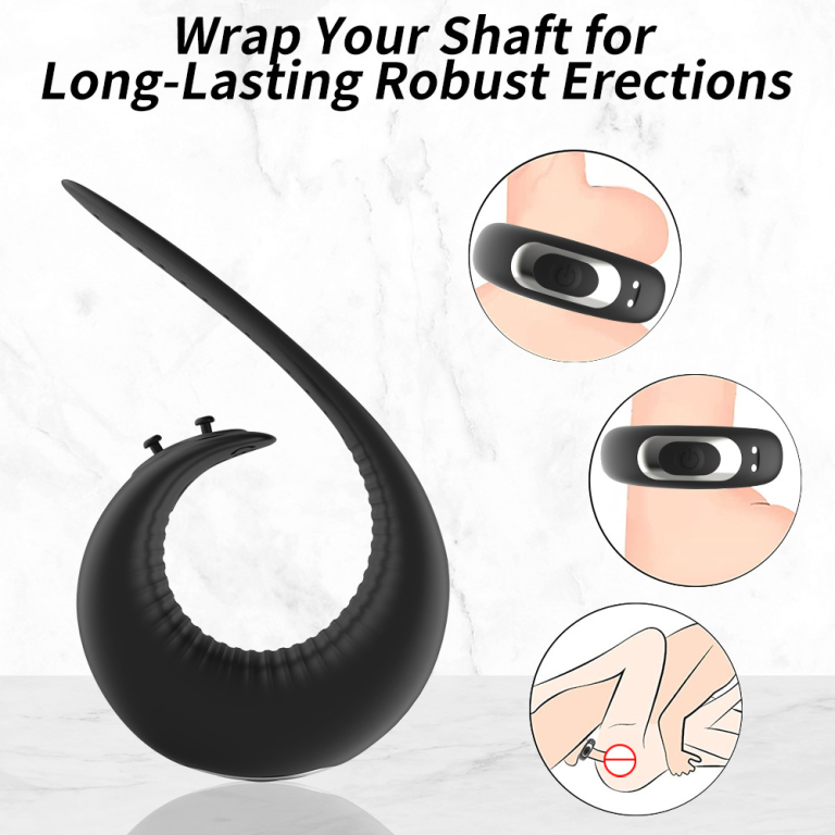 Adult strong vibration buckle male sperm lock ring donut ring wheel delay ring - Image 3