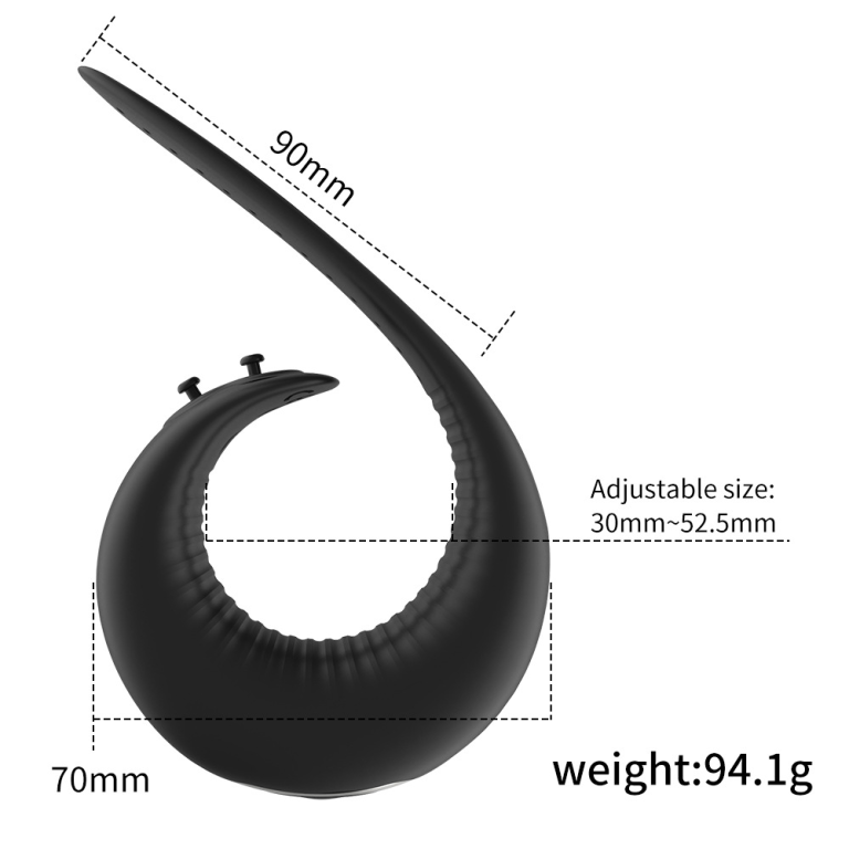 Adult strong vibration buckle male sperm lock ring donut ring wheel delay ring - Image 8