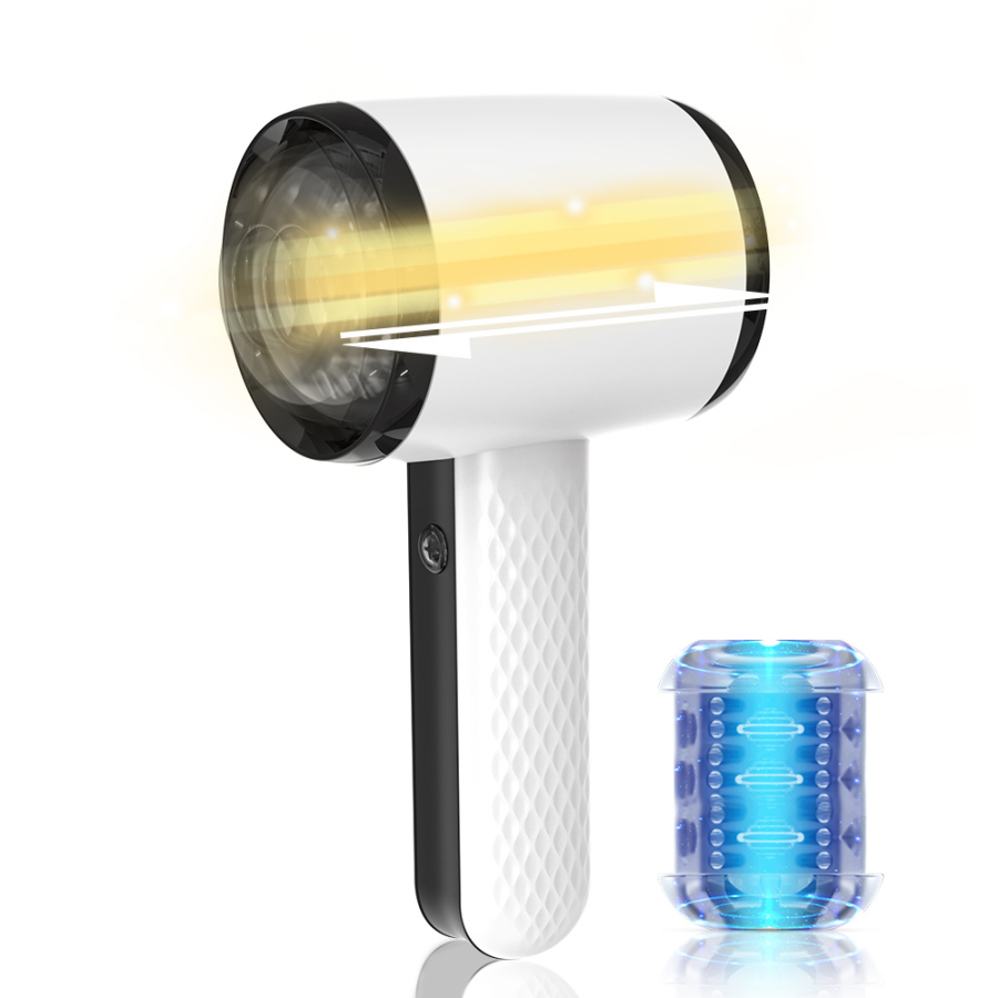 Adult Blake hair dryer handheld male masturbation telescopic vibrating aircraft cup - Image 3