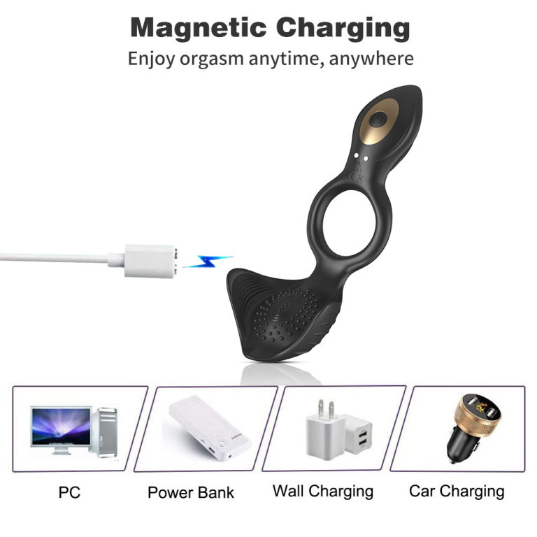 Adult rechargeable APP remote control swan vibrating egg silicone male sperm lock ring - Image 5
