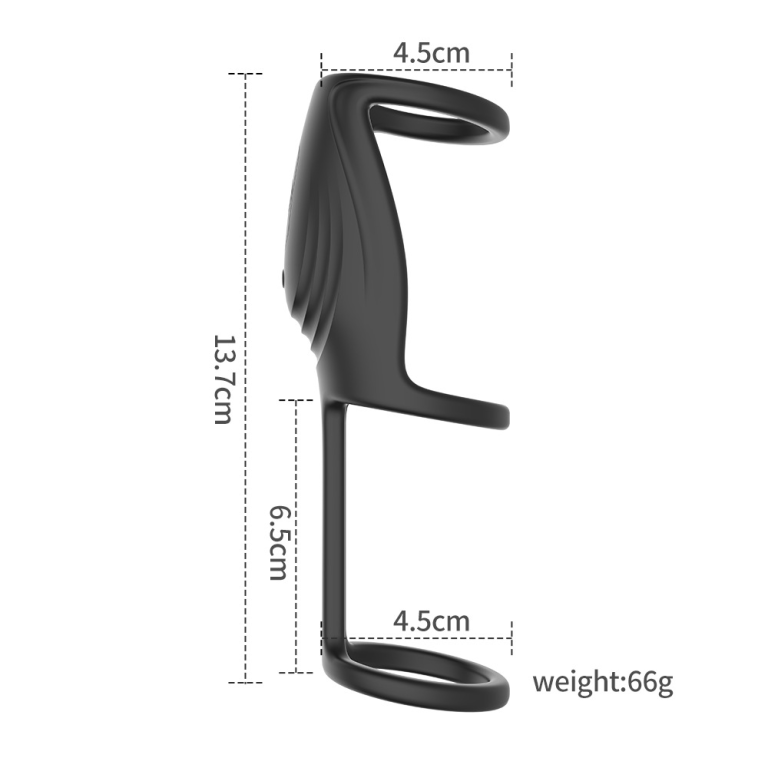 Adult Kevin wireless APP remote control three-ring delay silicone sperm lock ring - Image 7