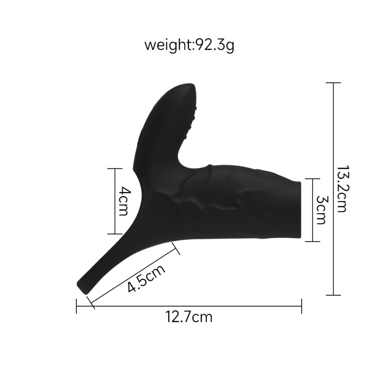 Adult double vibration liquid silicone delay lock sperm sleeve - Image 8