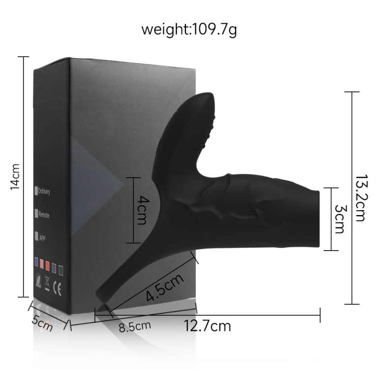 Adult double vibration liquid silicone delay lock sperm sleeve - Image 11