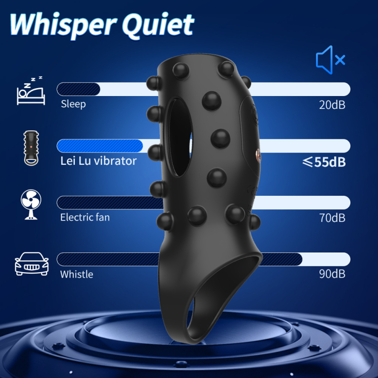 Adult rechargeable silicone vibration lock sperm ring male delay masturbator - Image 7