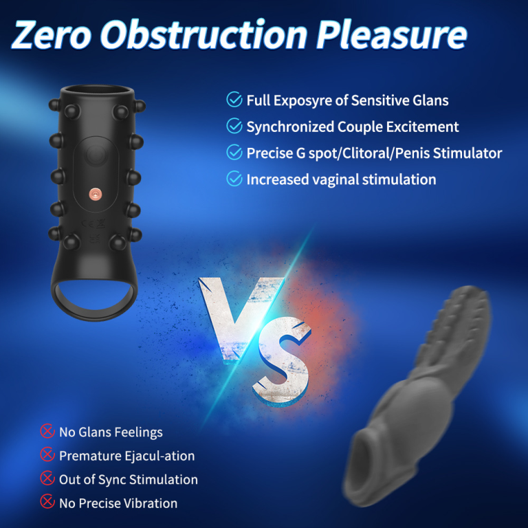 Adult rechargeable silicone vibration lock sperm ring male delay masturbator - Image 9