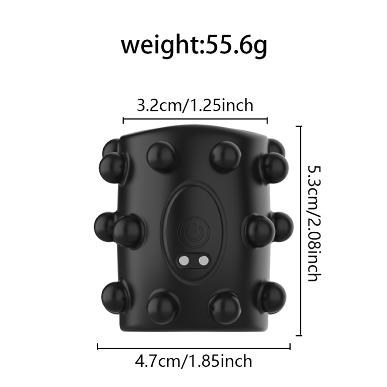 Male vibration wearable masturbation delay training lock sperm sleeve - Image 9