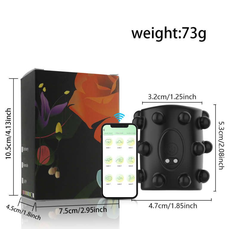Male vibration wearable masturbation delay training lock sperm sleeve - Image 10