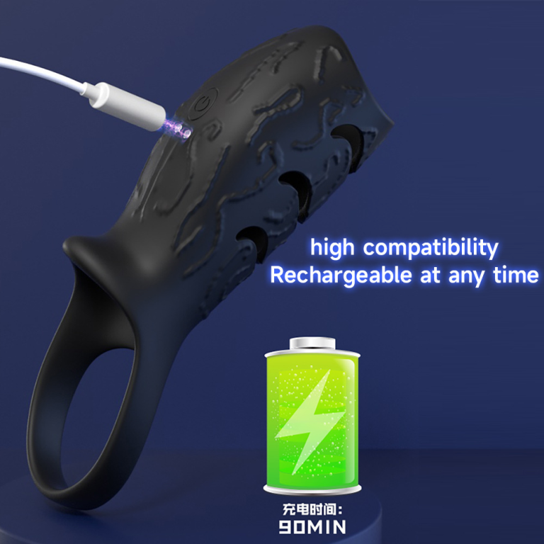 Male APP vibration penis masturbation training lock sperm device - Image 3