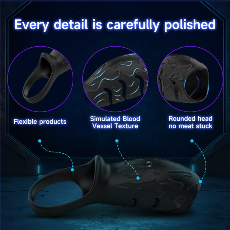 Male APP vibration penis masturbation training lock sperm device - Image 7
