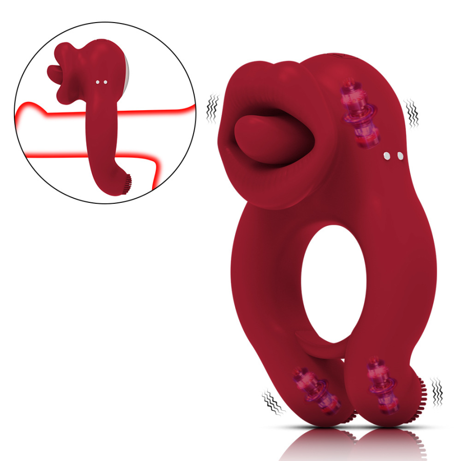 Mouth three motor vibration wearable lock ring - Image 2