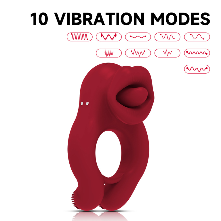 Mouth three motor vibration wearable lock ring - Image 4