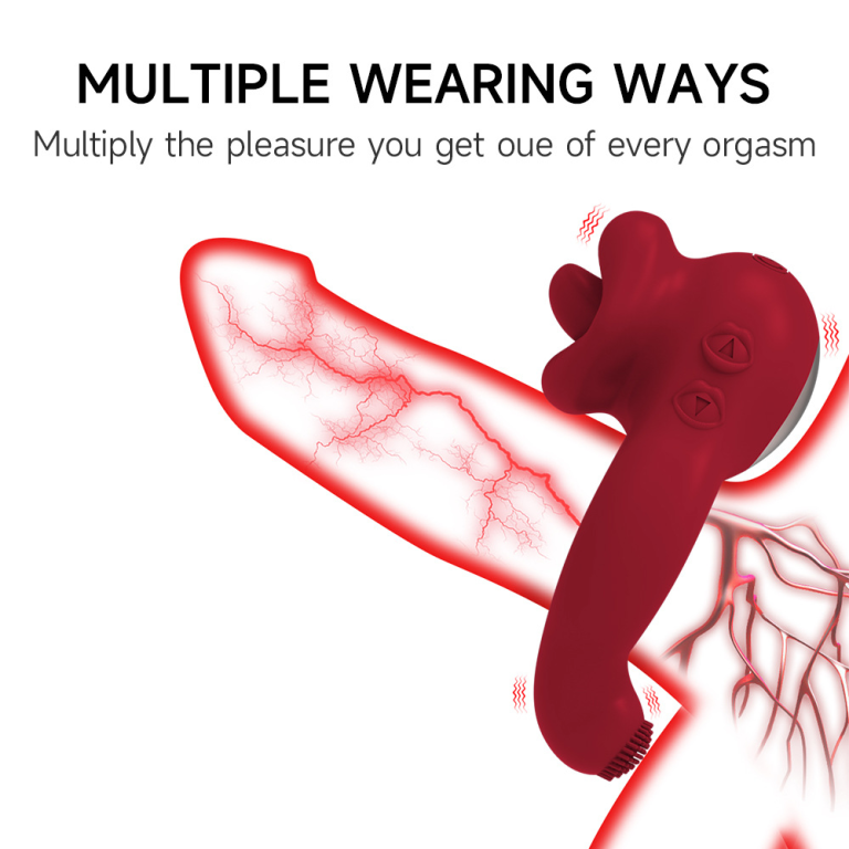 Mouth three motor vibration wearable lock ring - Image 7