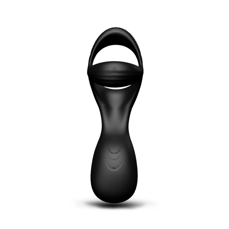 Adult rechargeable three ring silicone delay vibration lock ring - Image 8