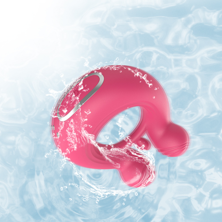 Adult rechargeable APP remote control Magic Rings Dual Vibration Silicone Locking Delay Ring - Image 11