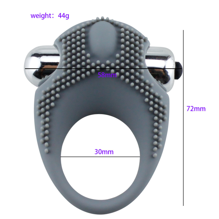 Adult Men's Vibration Particle Delay Locking Ring Husband - Image 6