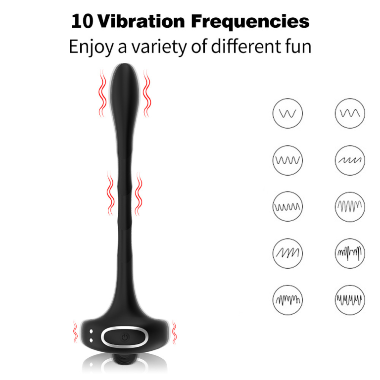 Adult Wireless APP Remote Control Couples Delay Vibration Locking Ring Anal Plug