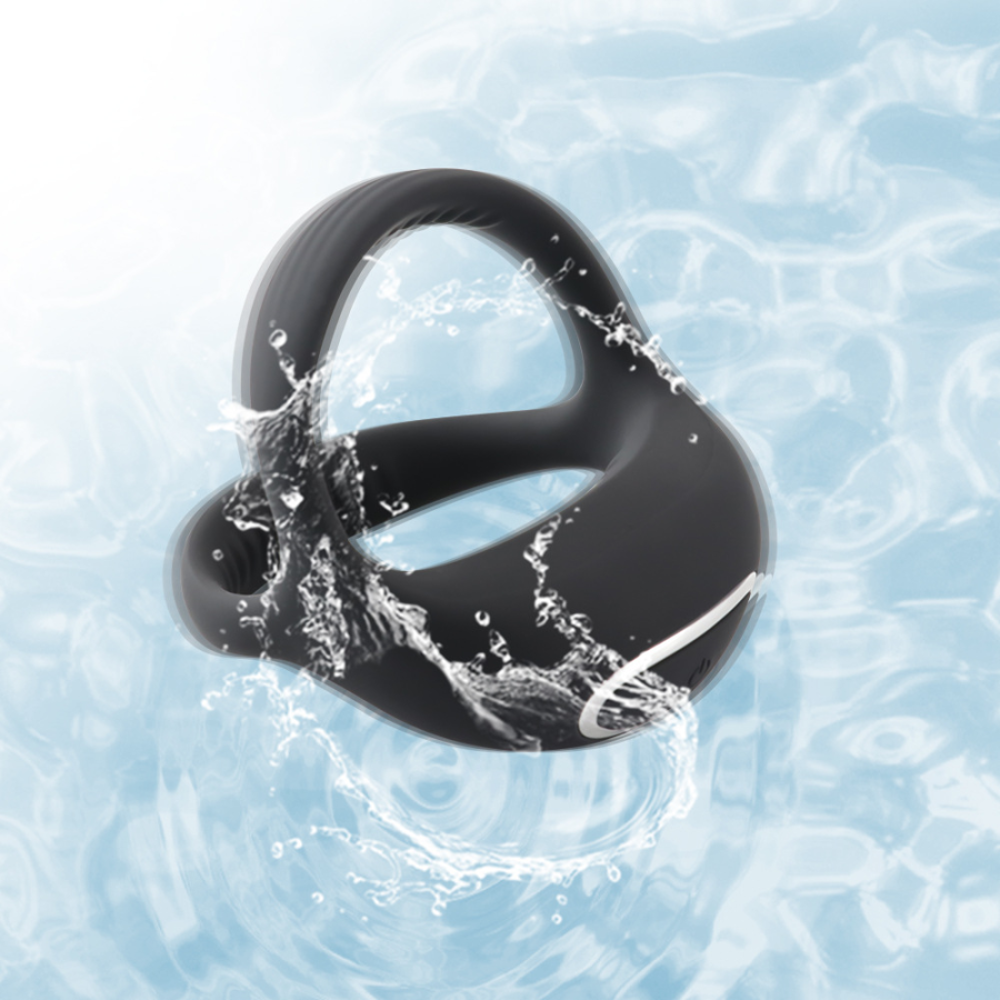 Adult Liluya Trident Men's Locking Ring Silicone Delay Ring - Image 12