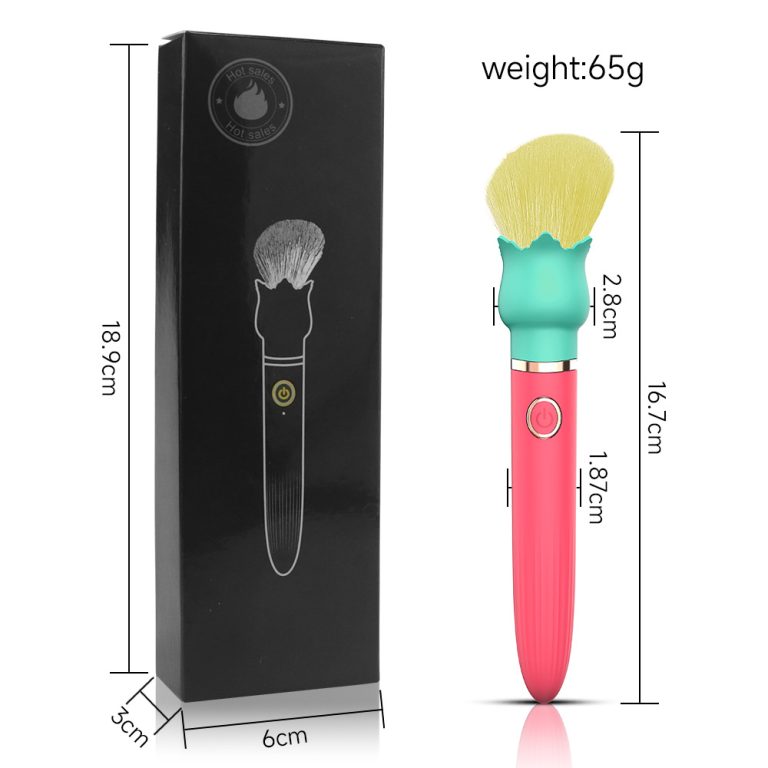 10-frequency vibration beauty makeup brush female masturbation vibrator - Image 19