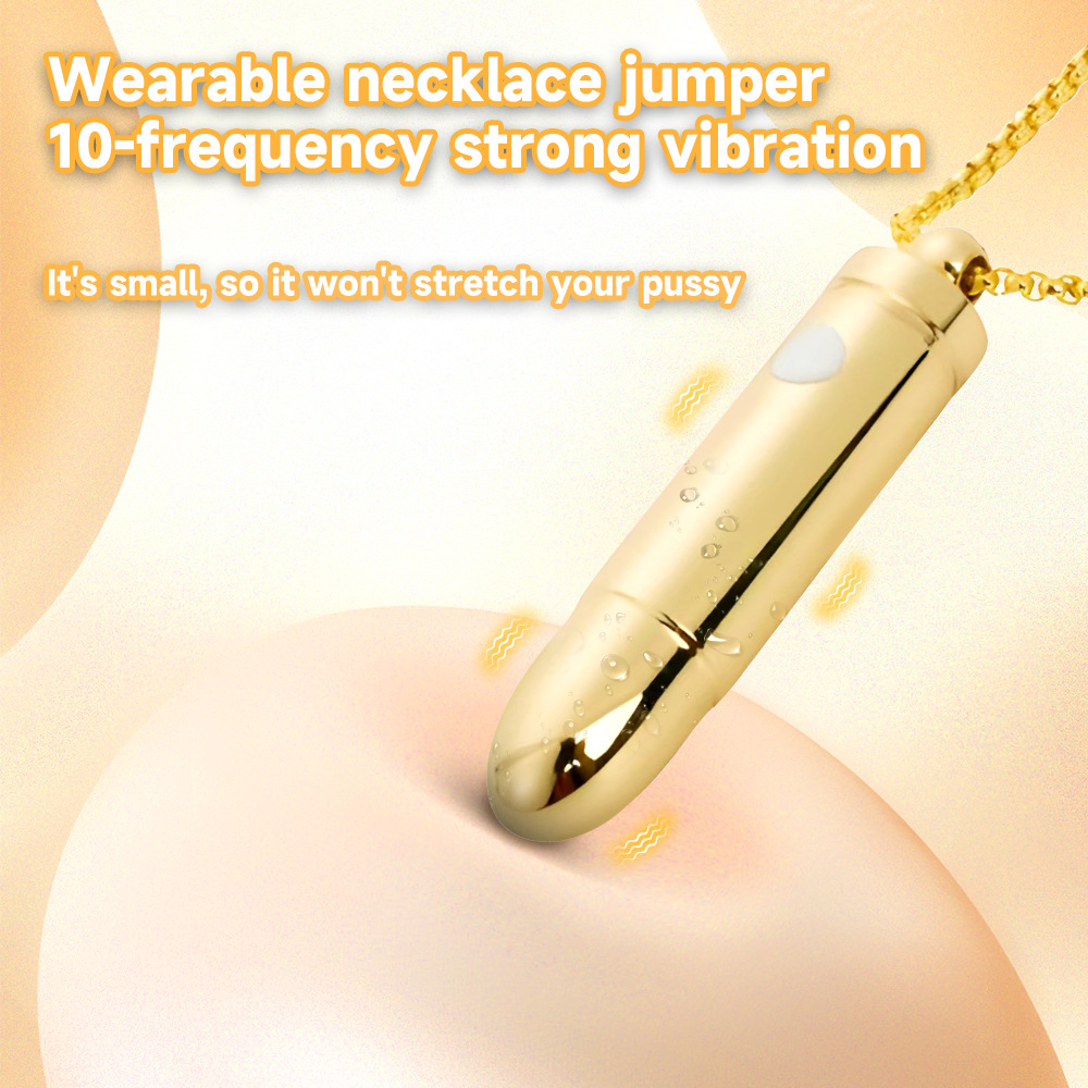 Fia bullet necklace jumping egg female sex massage flirting masturbation small toy Adult products manufacturers wholesale - Image 3