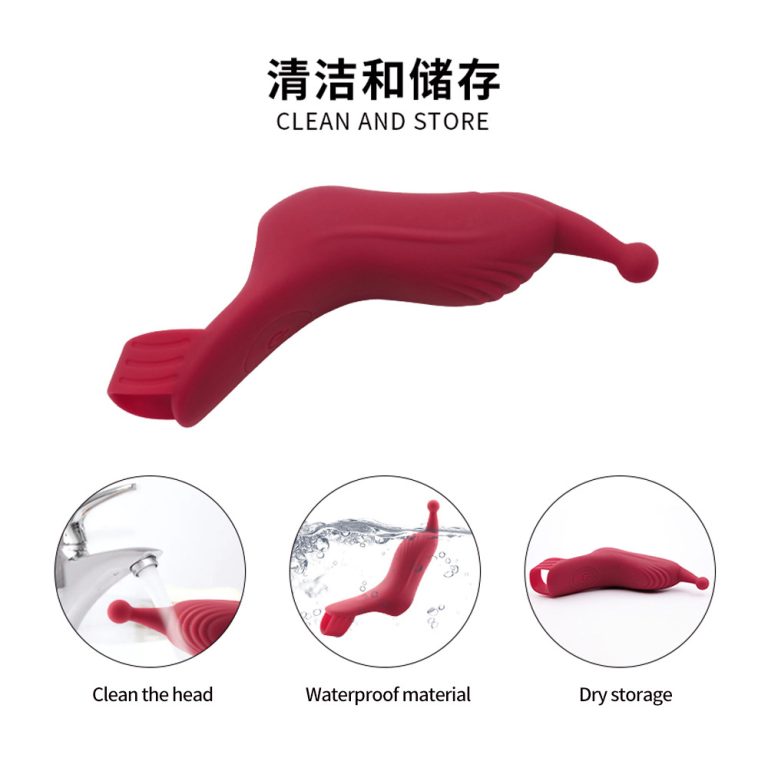 Rechargeable finger vibrating sleeve female sex egg couple supplies - Image 3