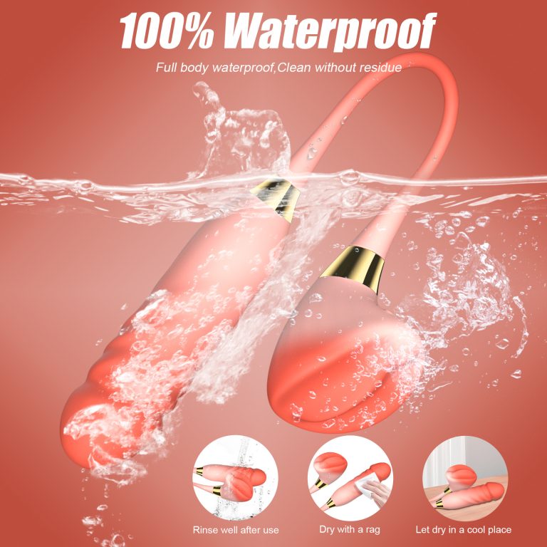 Mushroom 2nd generation pro jumping egg female telescopic vibrator orgasm masturbation massager