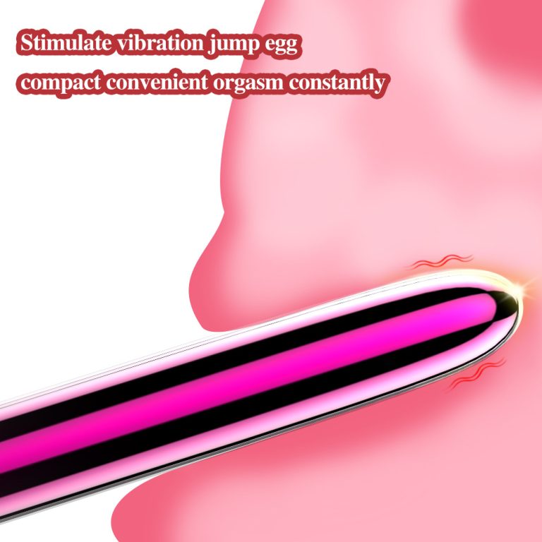 Rechargeable electroplated 7-inch vibrator for women AV massage vibrator - Image 3