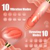 Mushroom 2nd generation pro jumping egg female telescopic vibrator orgasm masturbation massager