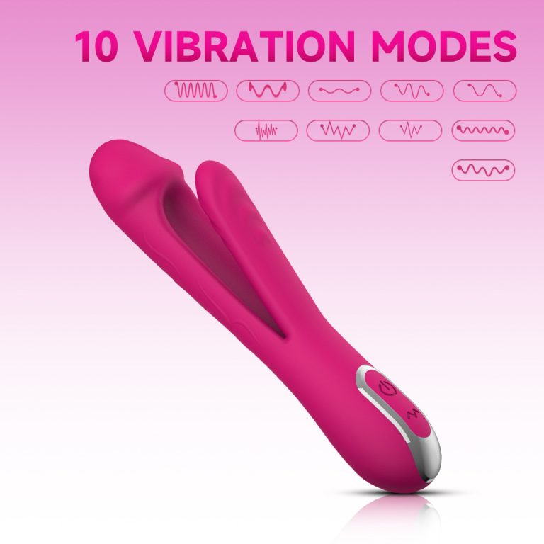 Female slapping double vibration simulation G-spot vibration massage AV stick couple supplies