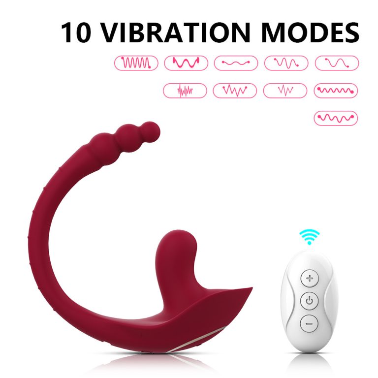 Wireless remote control C-type double shock thread wearable sex egg back door anal plug - Image 4
