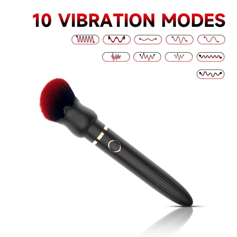 10-frequency vibration beauty makeup brush female masturbation vibrator - Image 4