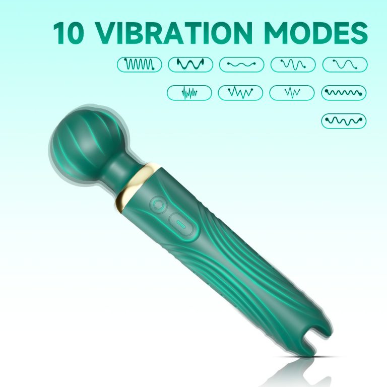 Wolf tooth double head strong vibration AV massage vibrator female masturbation vibrator - Image 4