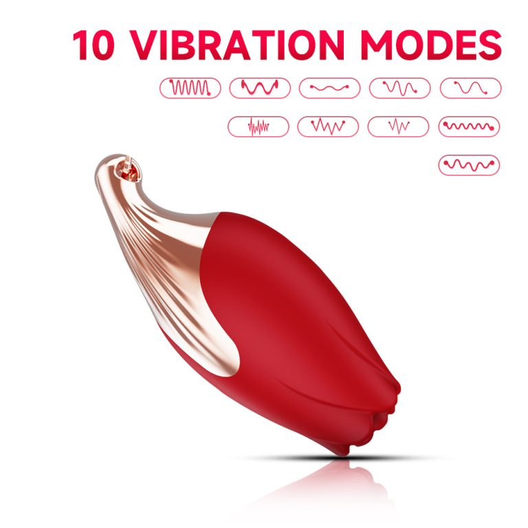 Rose necklace female massage flirting vibrator sex egg Leya - Image 4