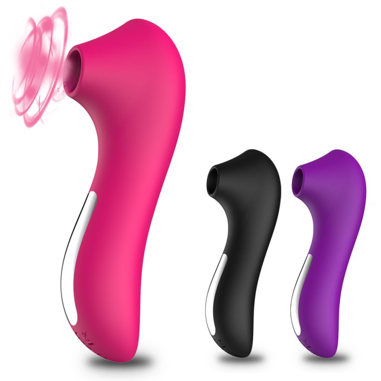 Rechargeable silicone sucking teasing massager female masturbator