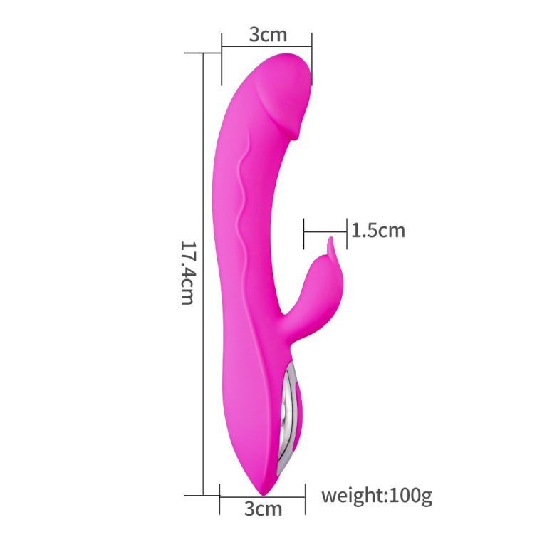 Rechargeable simulation double G-spot vibrator female massage masturbator vibrating AV stick - Image 4