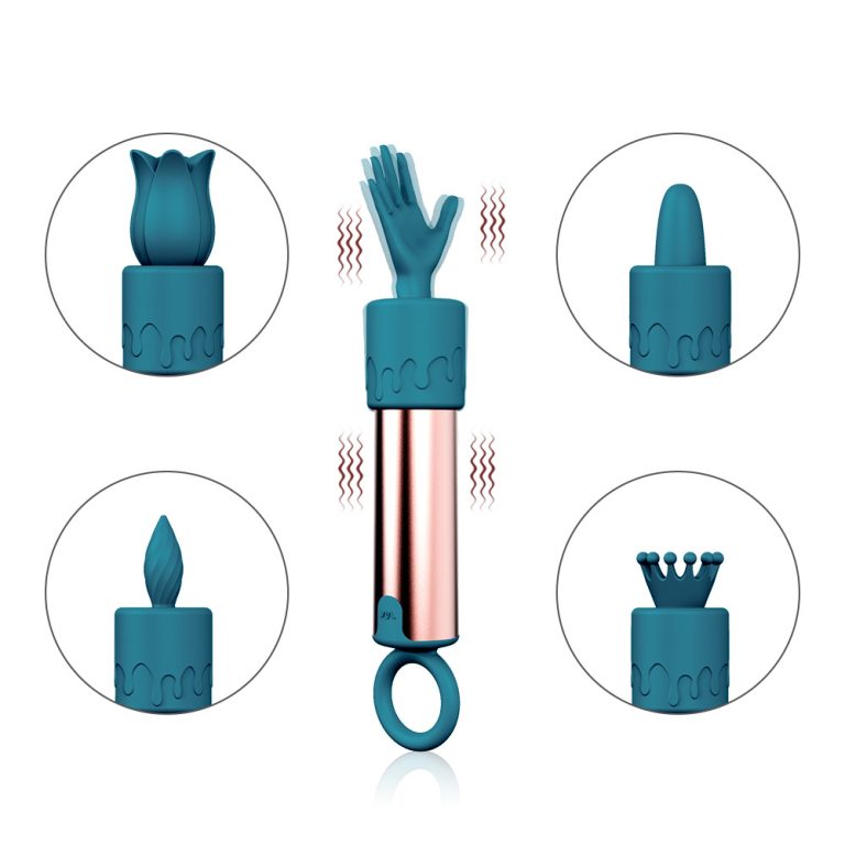 Five-in-one strong shock rechargeable bullet AV vibrator mini vibrator female massage - Image 3