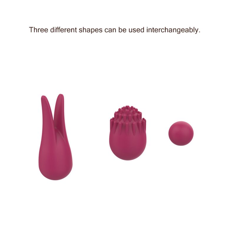 3-head rechargeable G-spot vibrator for female Ares honey bean massage AV stick - Image 4