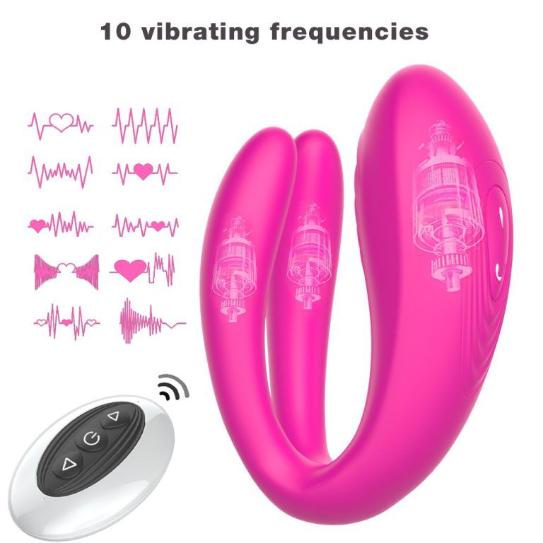 Remote control U-shaped wearable masturbation vibrator couple supplies female vibrating egg