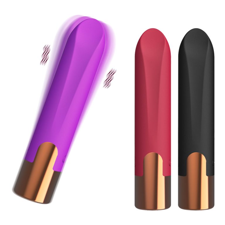 Rechargeable strong shock silicone bullet vibrator female masturbation massage mini vibrator - Image 4