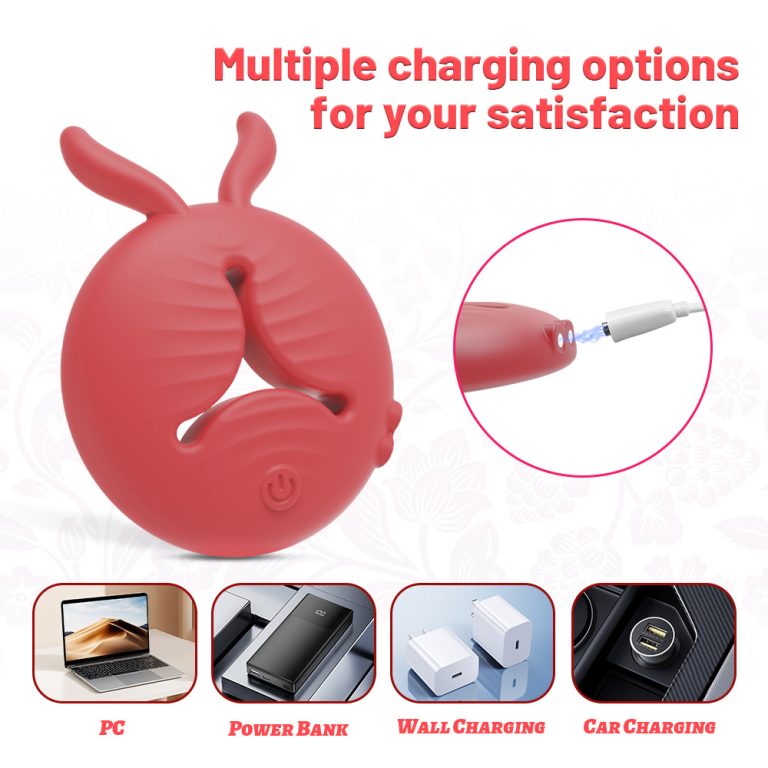 Bailey full-cover latex clamp APP + remote control female sex breast vibration massager - Image 4