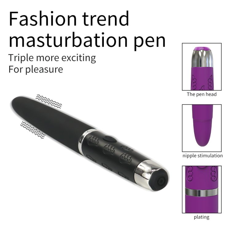 Rechargeable point tide pen female masturbation massage vibrator vibration AV honey bean teasing stick - Image 3